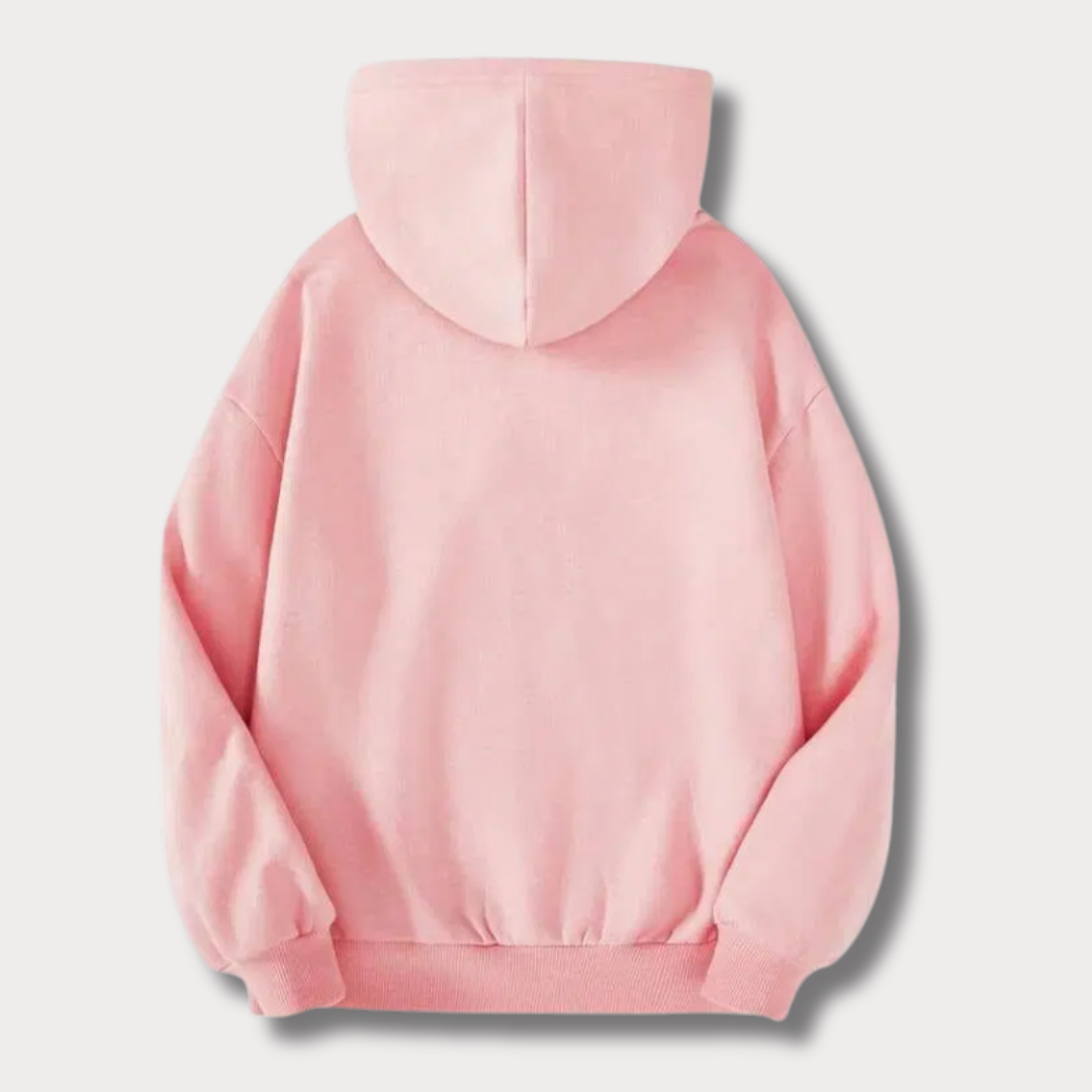Cozy Pink Fleece Hoodie - Perfect for Every Casual Occasion - Bn-Ahmad Collection