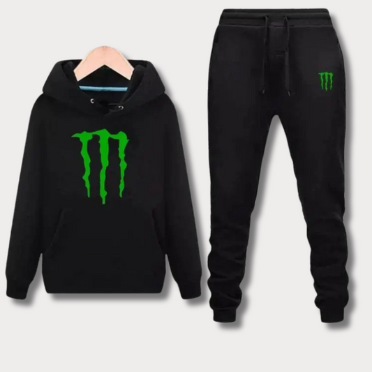 Men's Fleece Monster Printed Track Suit - Bn-Ahmad Collection