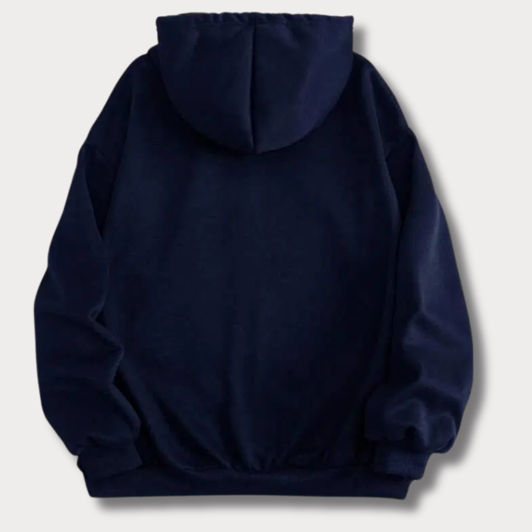 Premium Blue Colour Fleece Hoodie for Men - Bn-Ahmad Collection