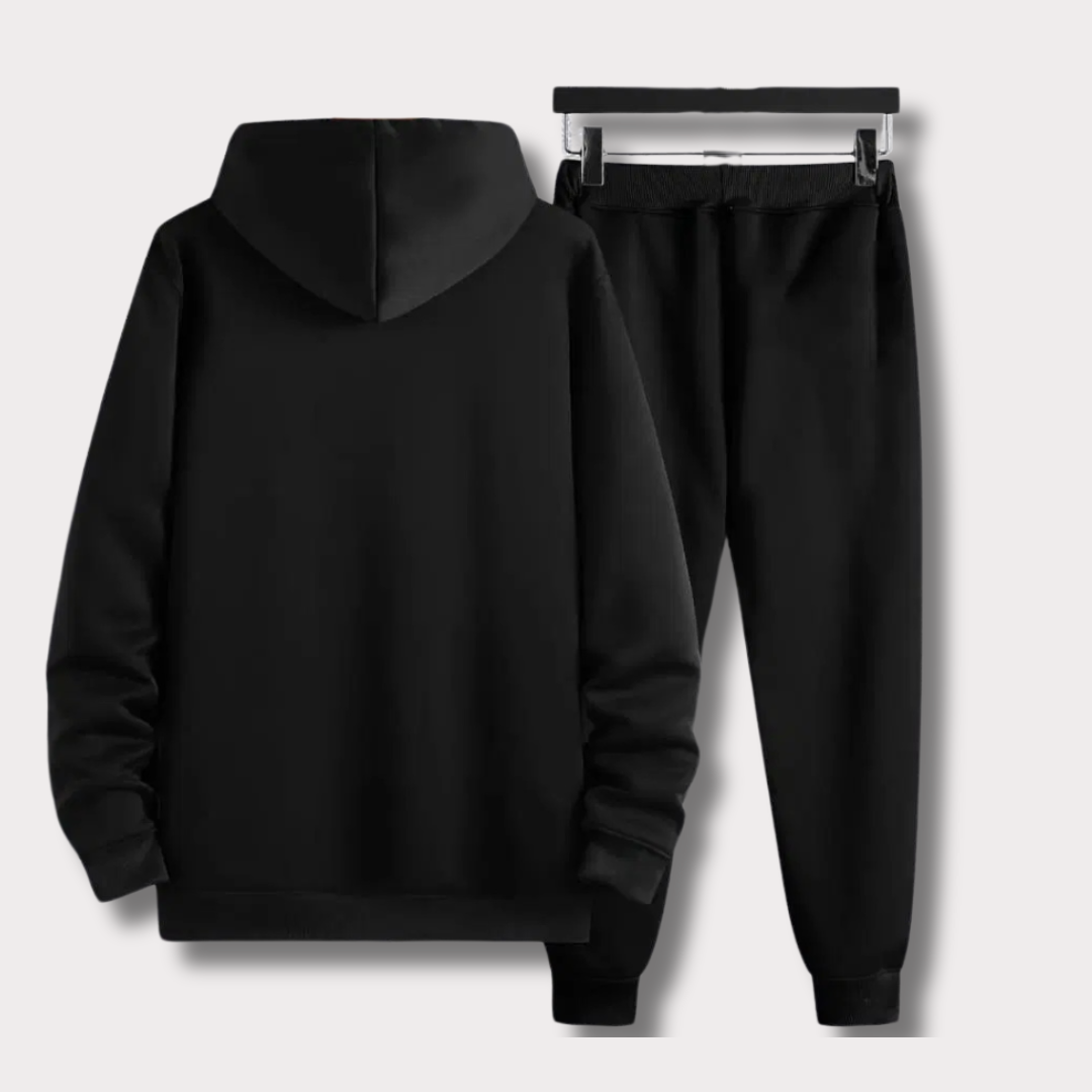 Men's Over Think Printed Fleece Hoodie Track Suit - Bn-Ahmad Collection