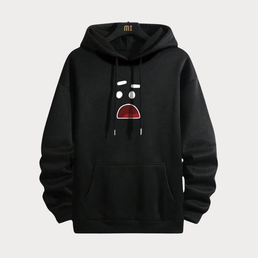 1 Pc Men's Fleece Printed Hoodie - Bn-Ahmad Collection
