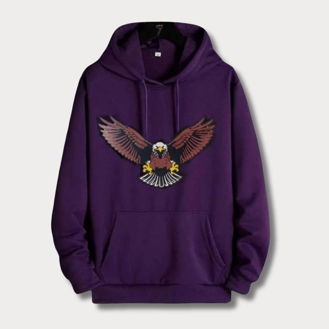 Men's Printed Fleece Hoodie Bn-Ahmad Collection M 