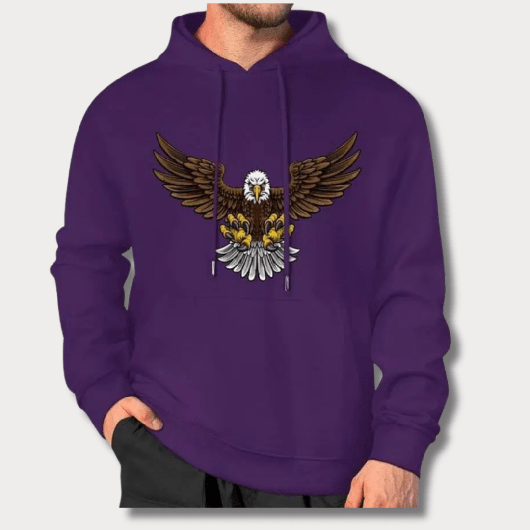 Men's Printed Fleece Hoodie Bn-Ahmad Collection 