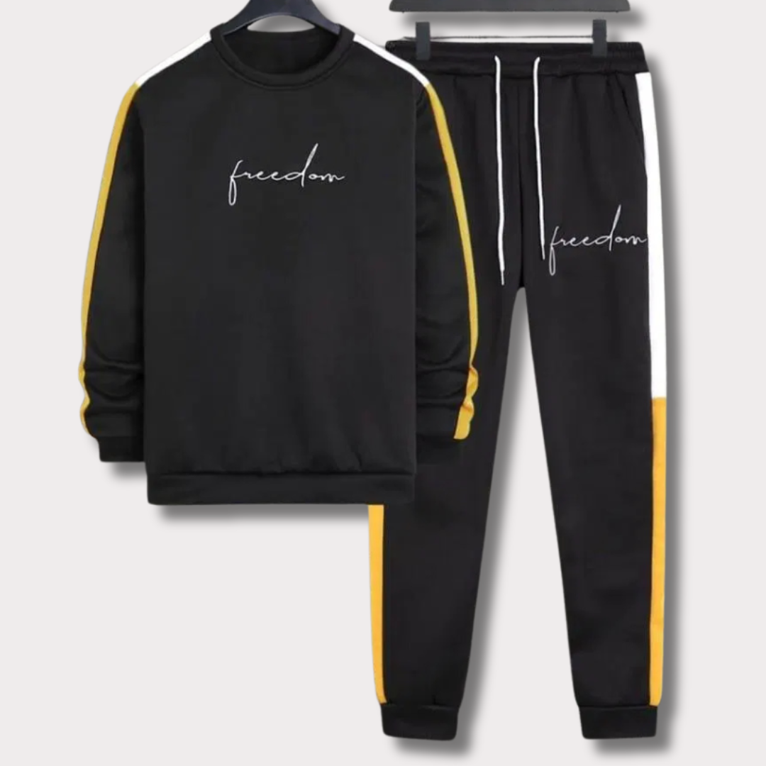 2 Pcs Men's Polyester Printed Track Suit - Bn-Ahmad Collection