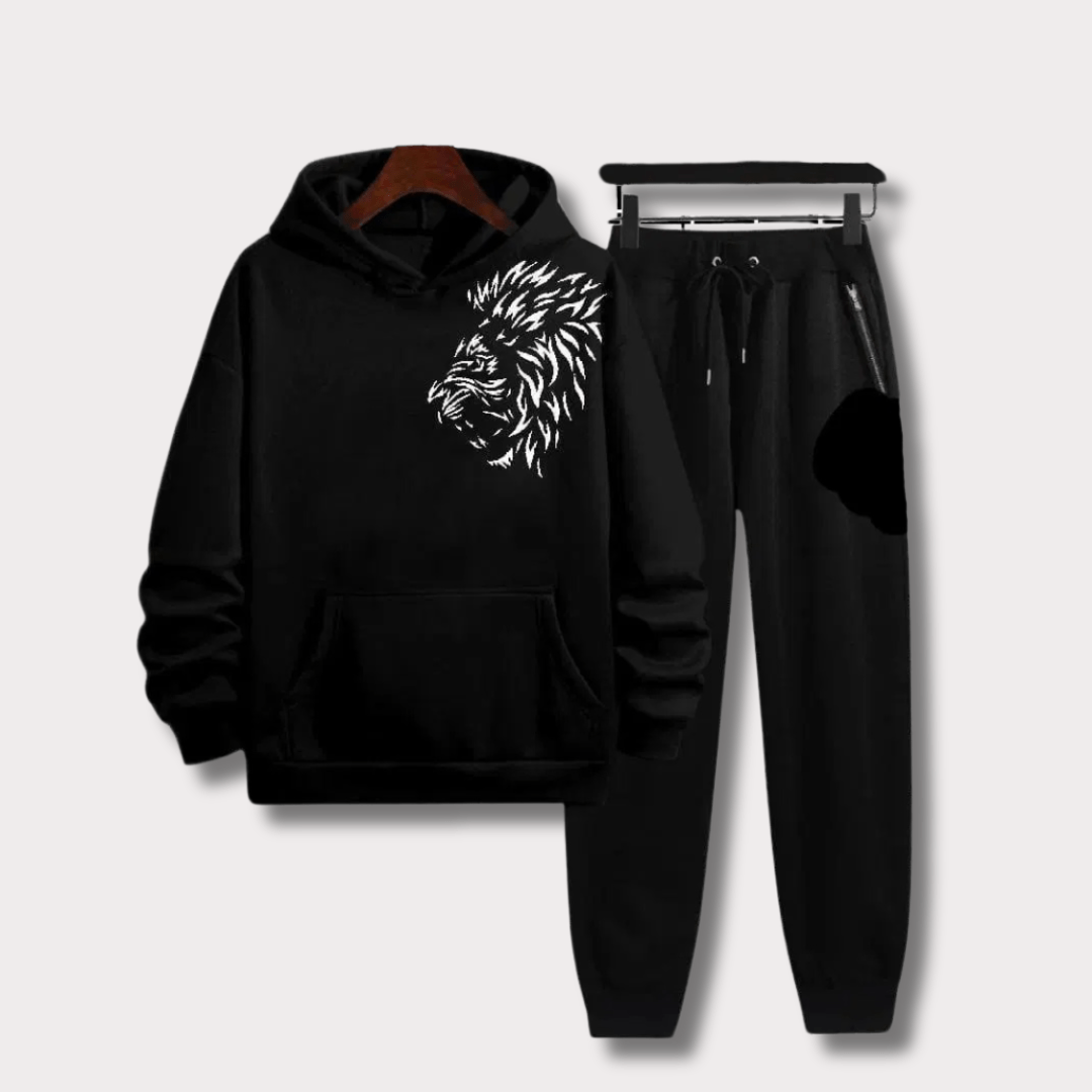 Men's Fleece Printed Track Suit Bn-Ahmad Collection M 