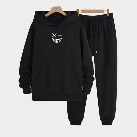 Men's Cotton Printed Hoodie Track Suit - Bn-Ahmad Collection