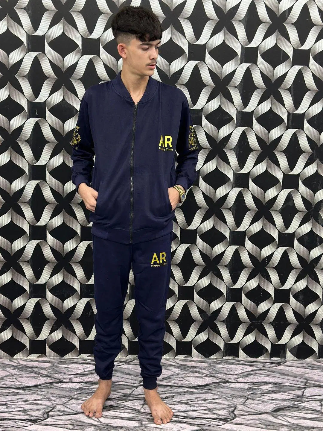 JBi AR Winter Black Track Suit - Bn-Ahmad Collection