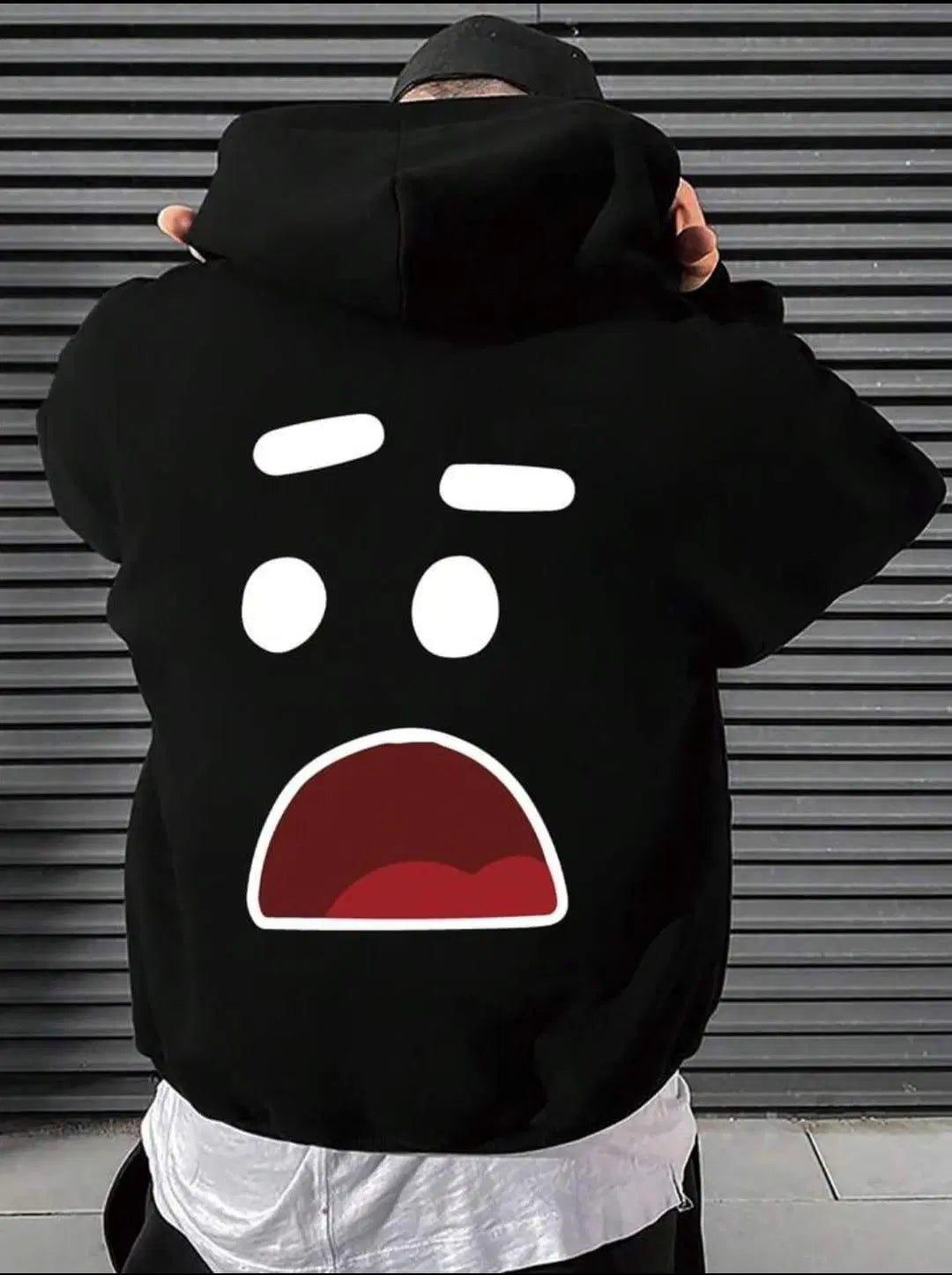 1 Pc Men's Fleece Printed Hoodie - Bn-Ahmad Collection