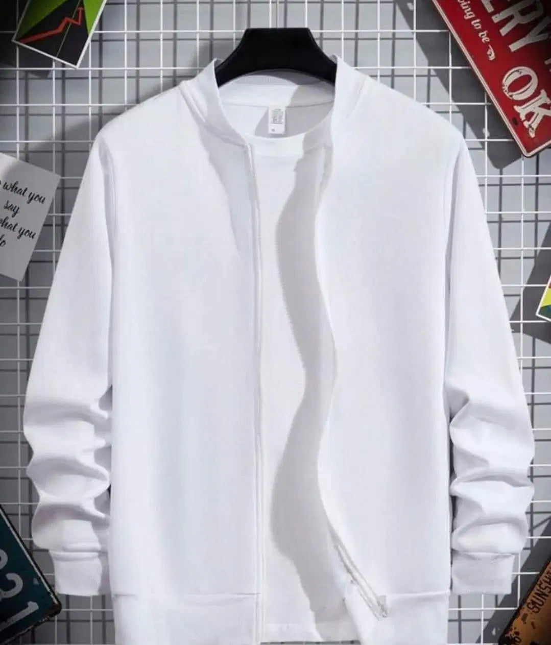 1 Pc Men's Polyester Collared Jacket - Bn-Ahmad Collection